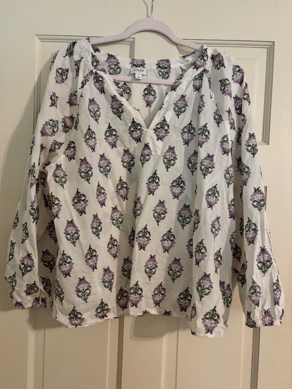 J. Crew Blouse White Size XL